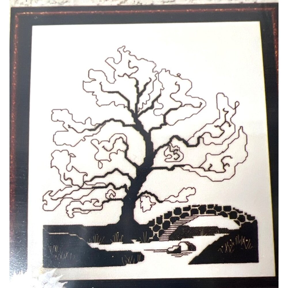 Simply Old-Fashioned Stumpwork Cross Stitch Pattern "Standing Tree"